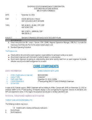 CPO Upgrading Course - PROPOSED VIP SECURITY TRAINING PROGRAMS CPO (MGP ...