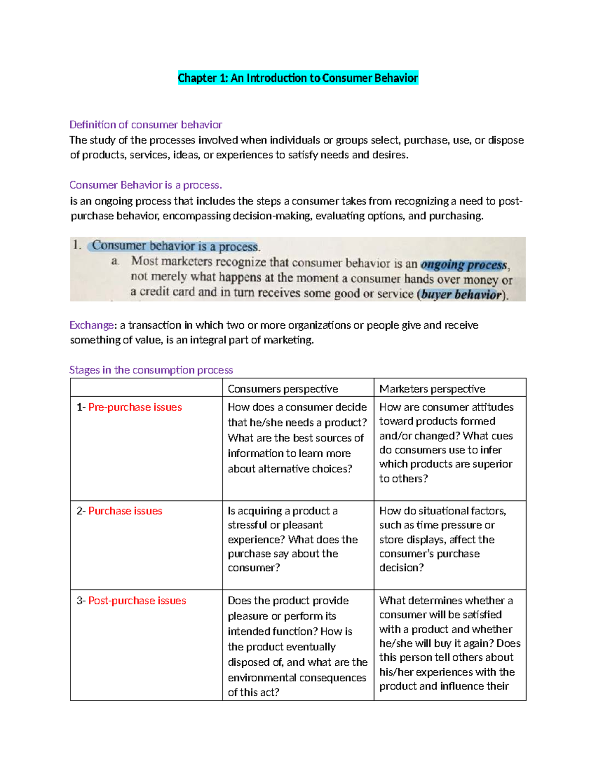 TCB 101: Final Exam Notes on Consumer Behavior and Motivation - Studocu
