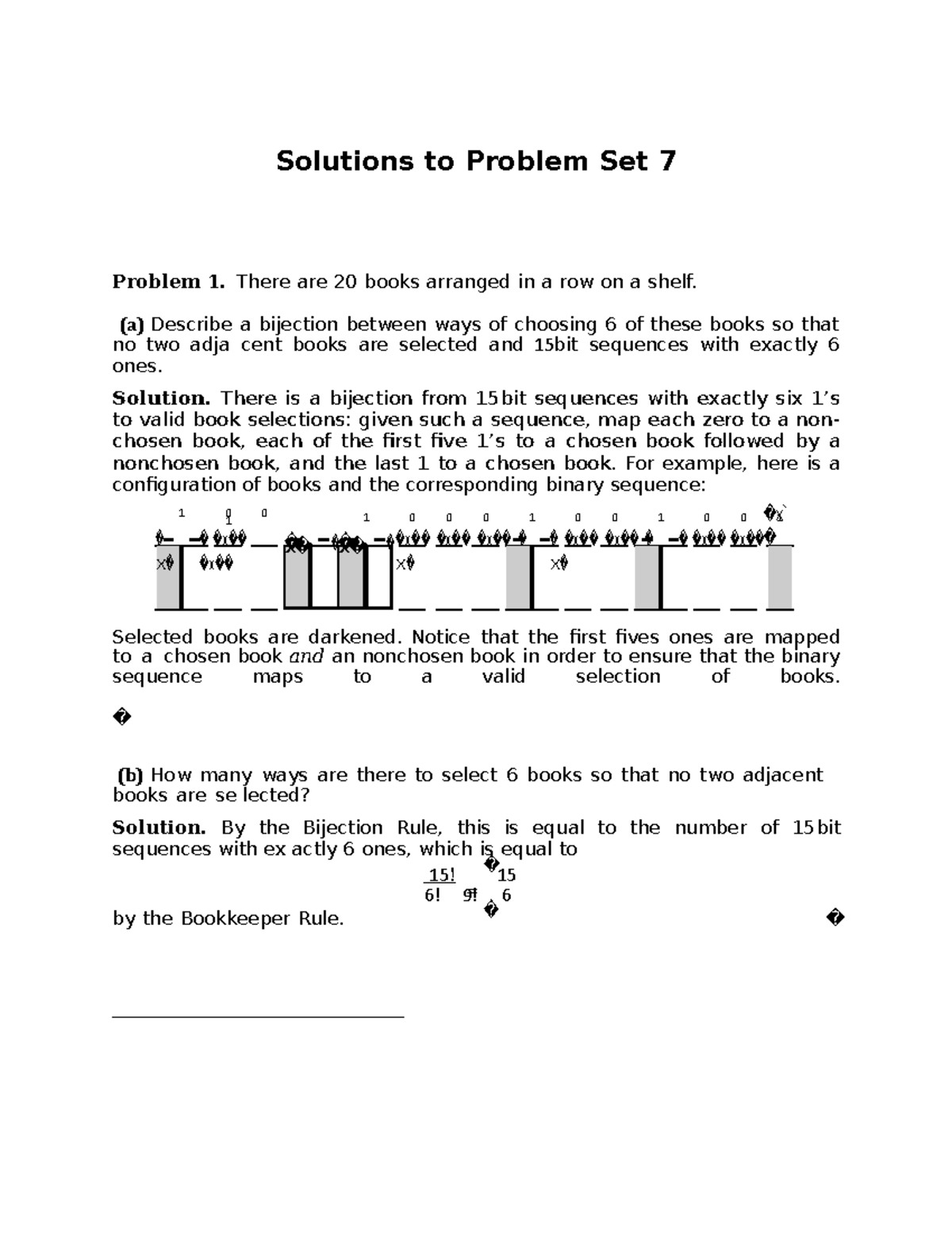 Solutions to Problem Set 7 - Detailed Explanations and Justifications ...