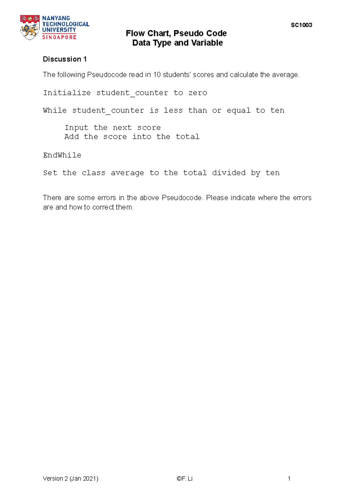 Differentiation_2_Assignment - Flow Chart, Pseudo Code Data Type and ...