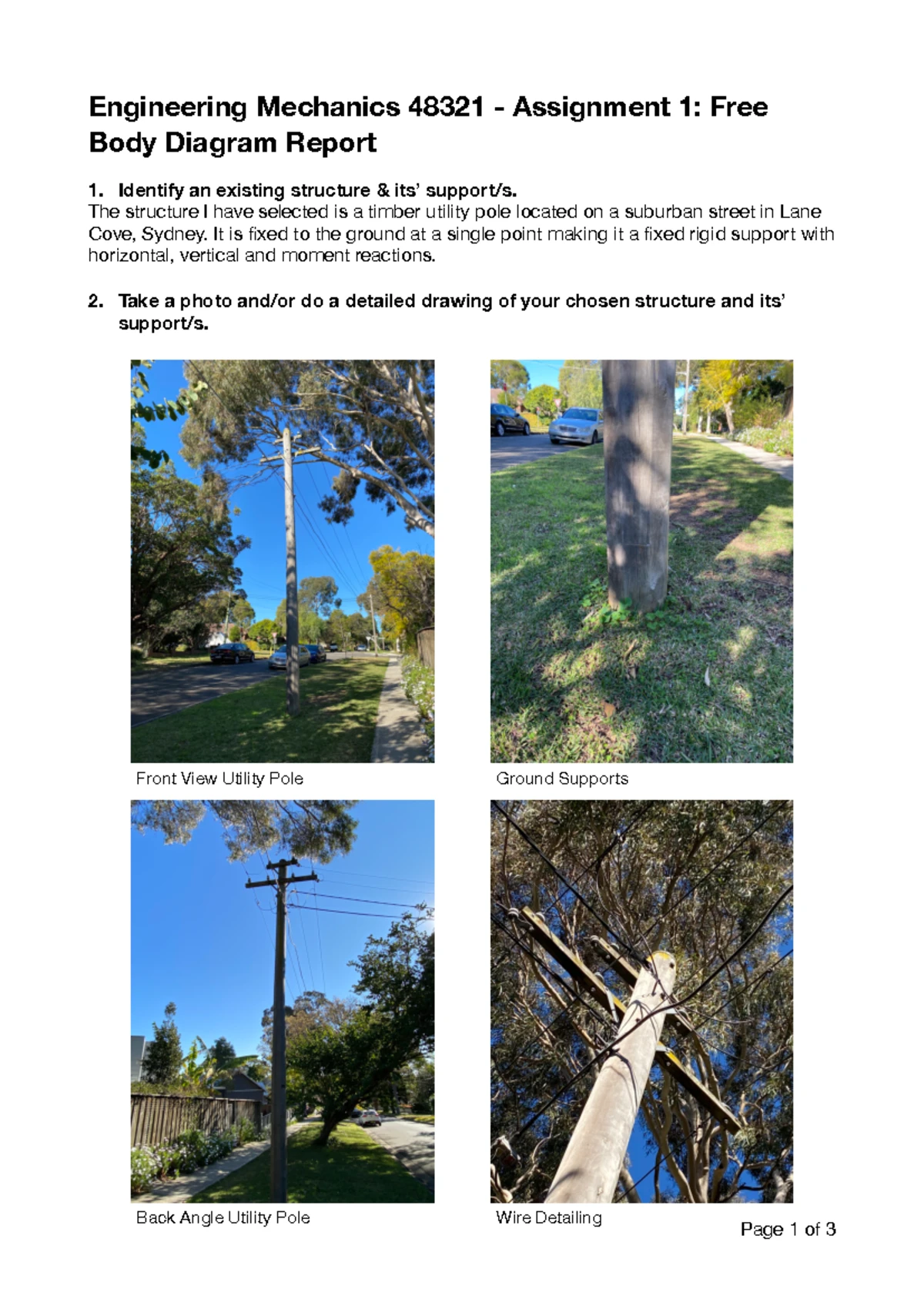48321 A1 - Authentic Assesment (100%) - 48321 Engineering Mechanics AUT ...