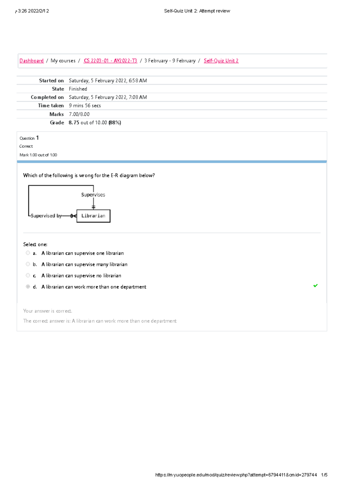Self-Quiz Unit 2 Attempt review - Deprecated API usage: The SVG back ...
