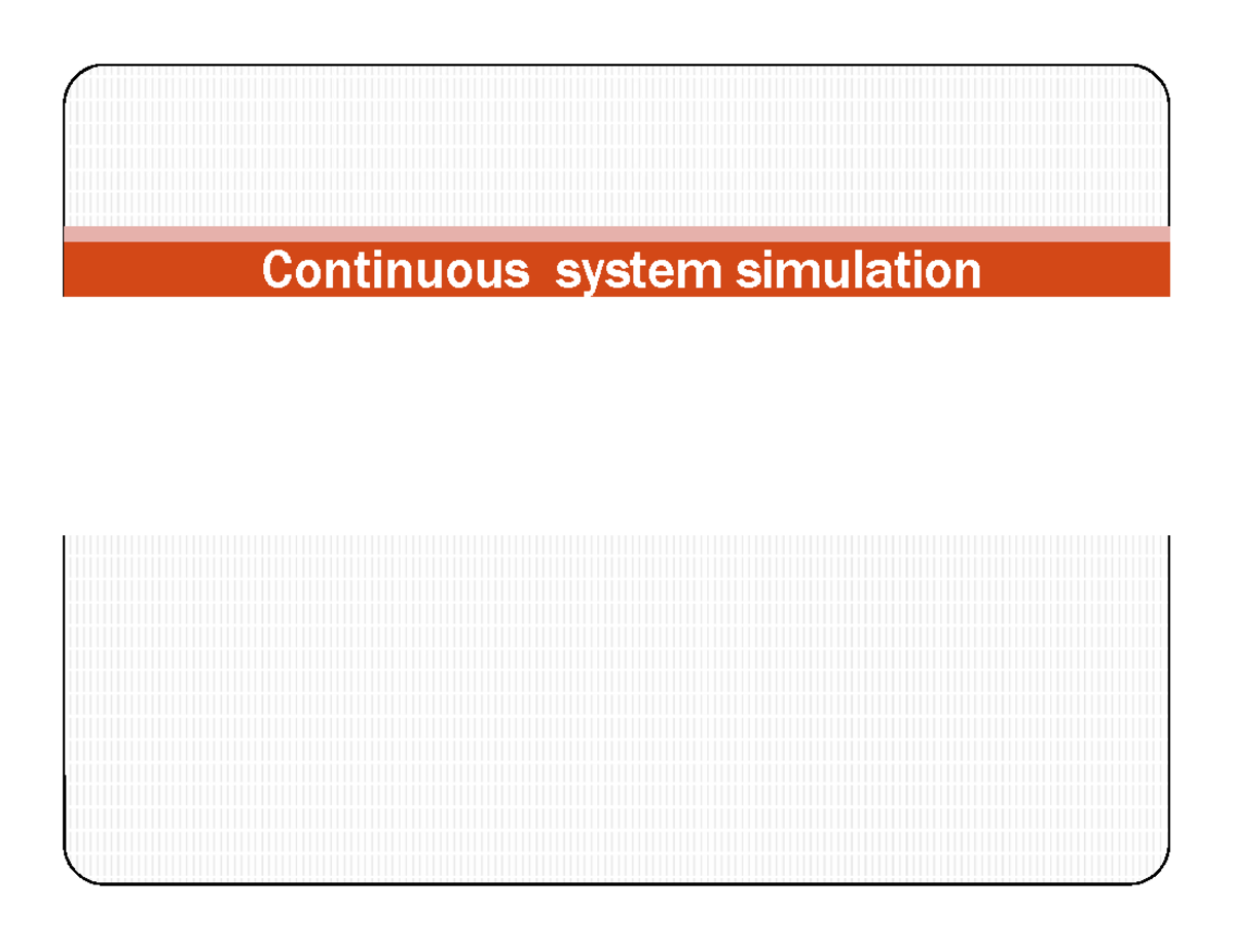 3.1 - GCES - Continuous System Simulation and Differential Equations ...