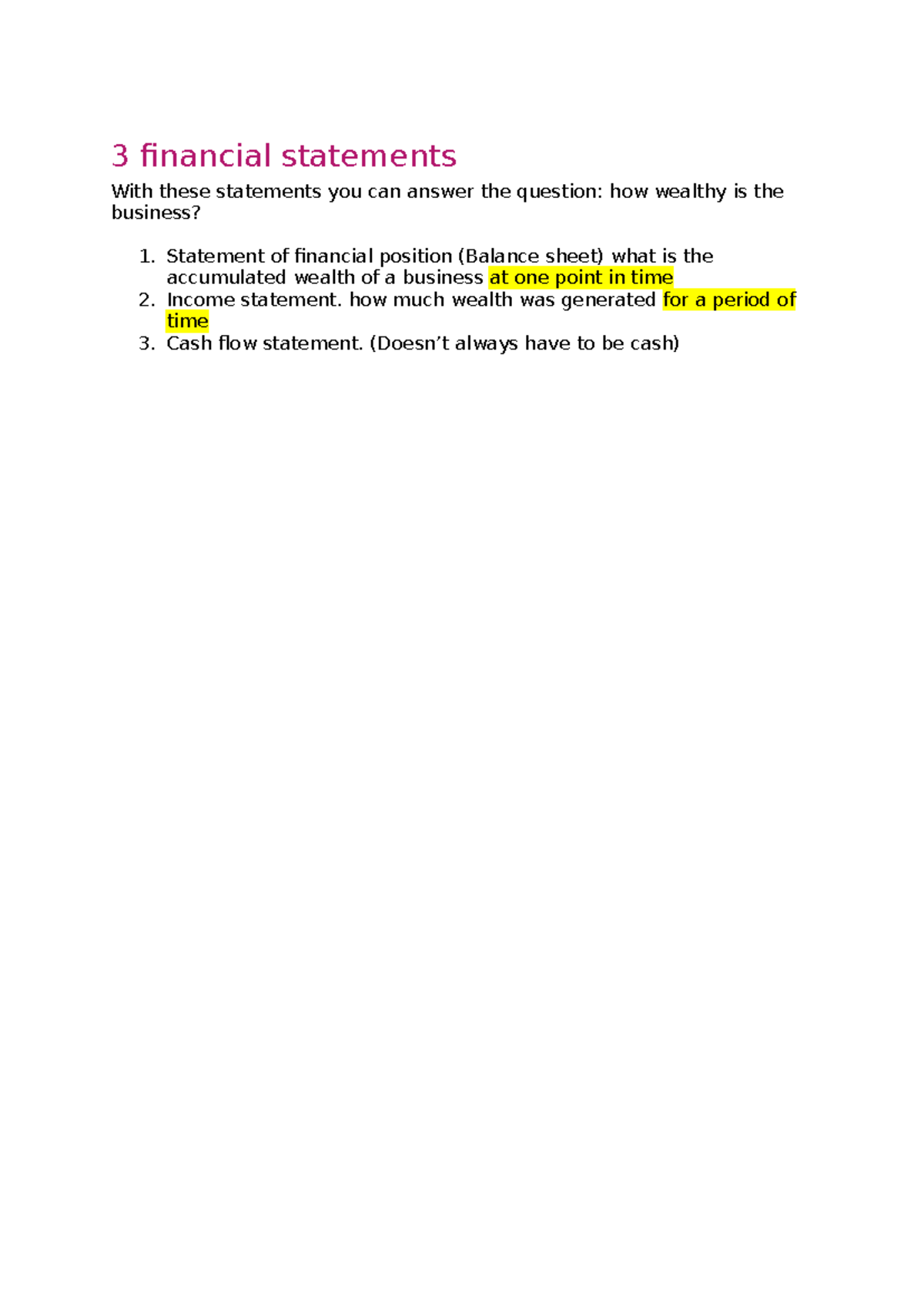 Financial Statements Overview: Income Statement, Balance Sheet & Cash ...
