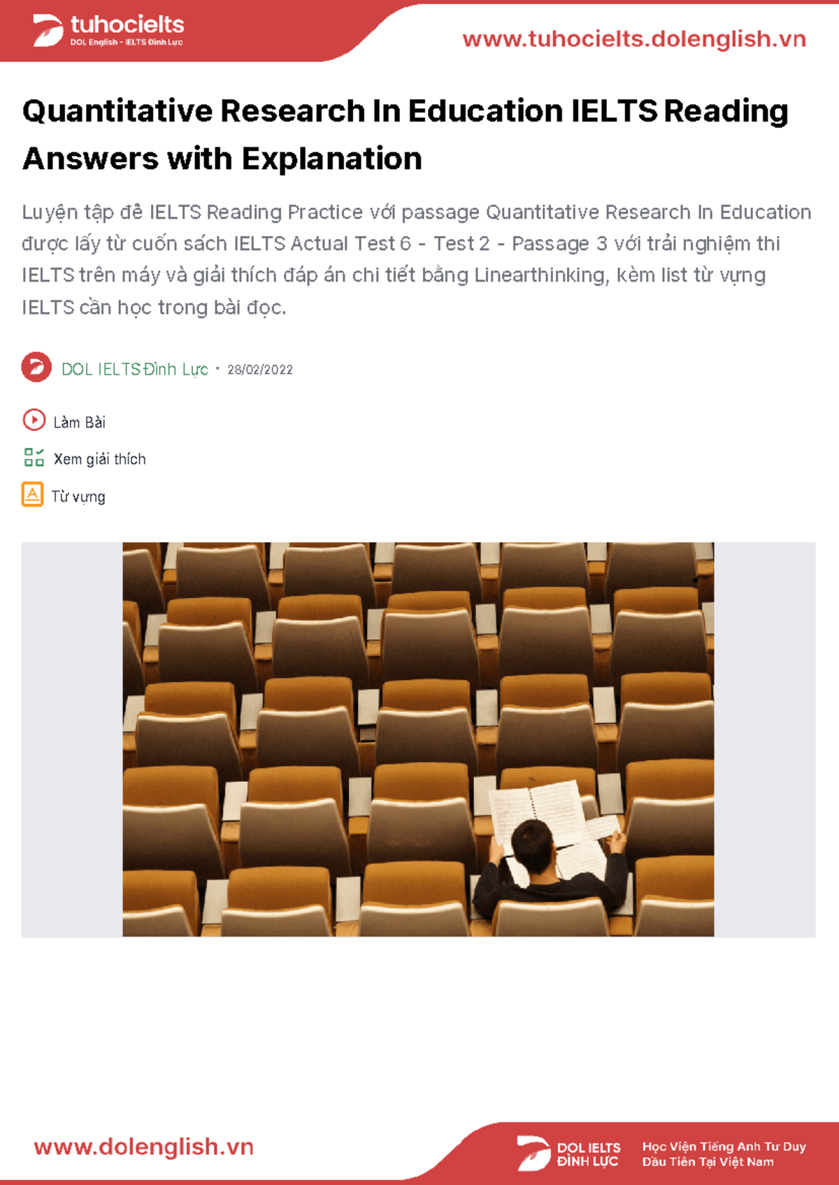 Quantitative Research in Education - - Studocu