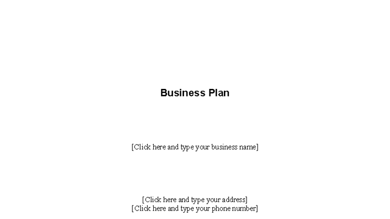 Business Plan Template for Course Code: BUS101 - Studocu