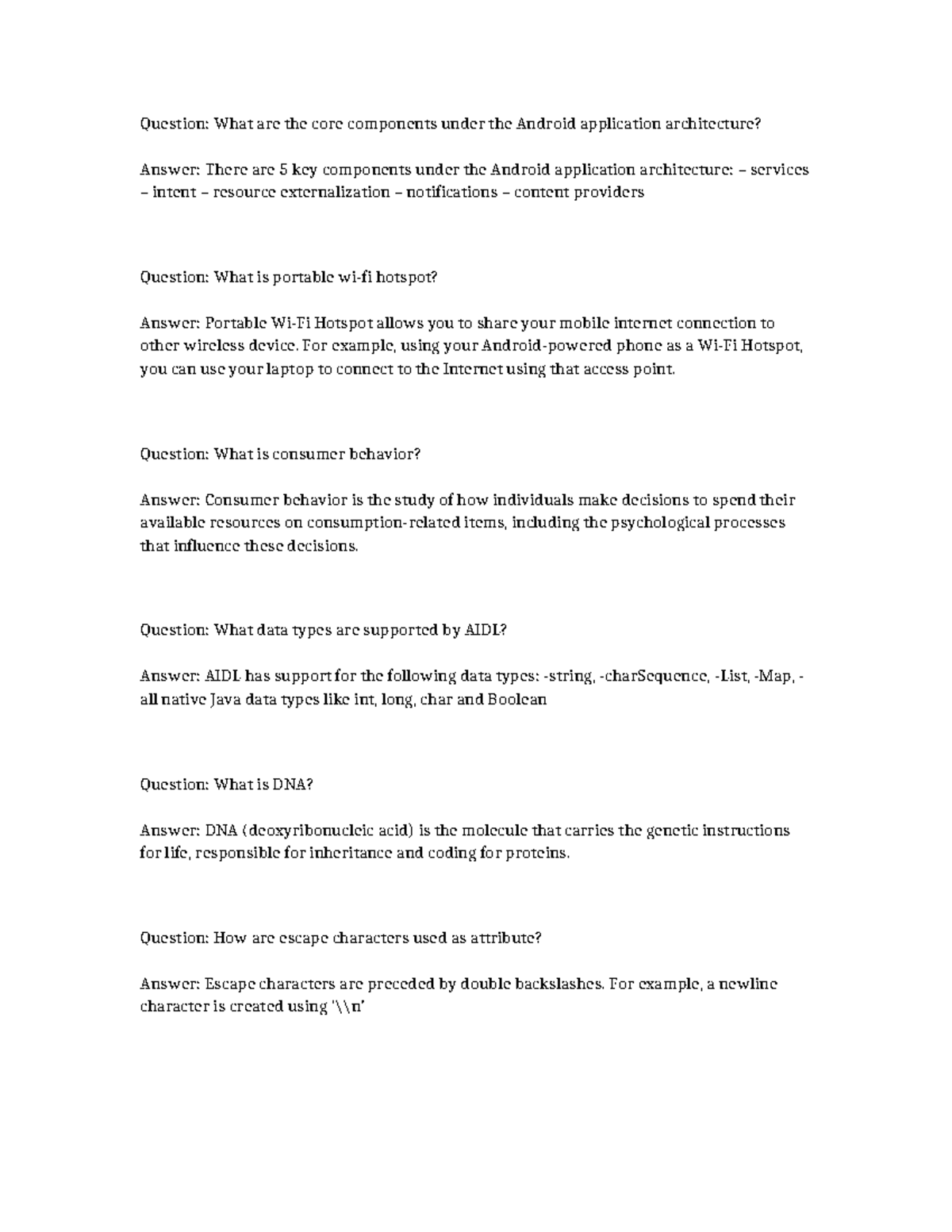 Cornell Study Guide Mathematics 2N3DT - Question: What are the core ...