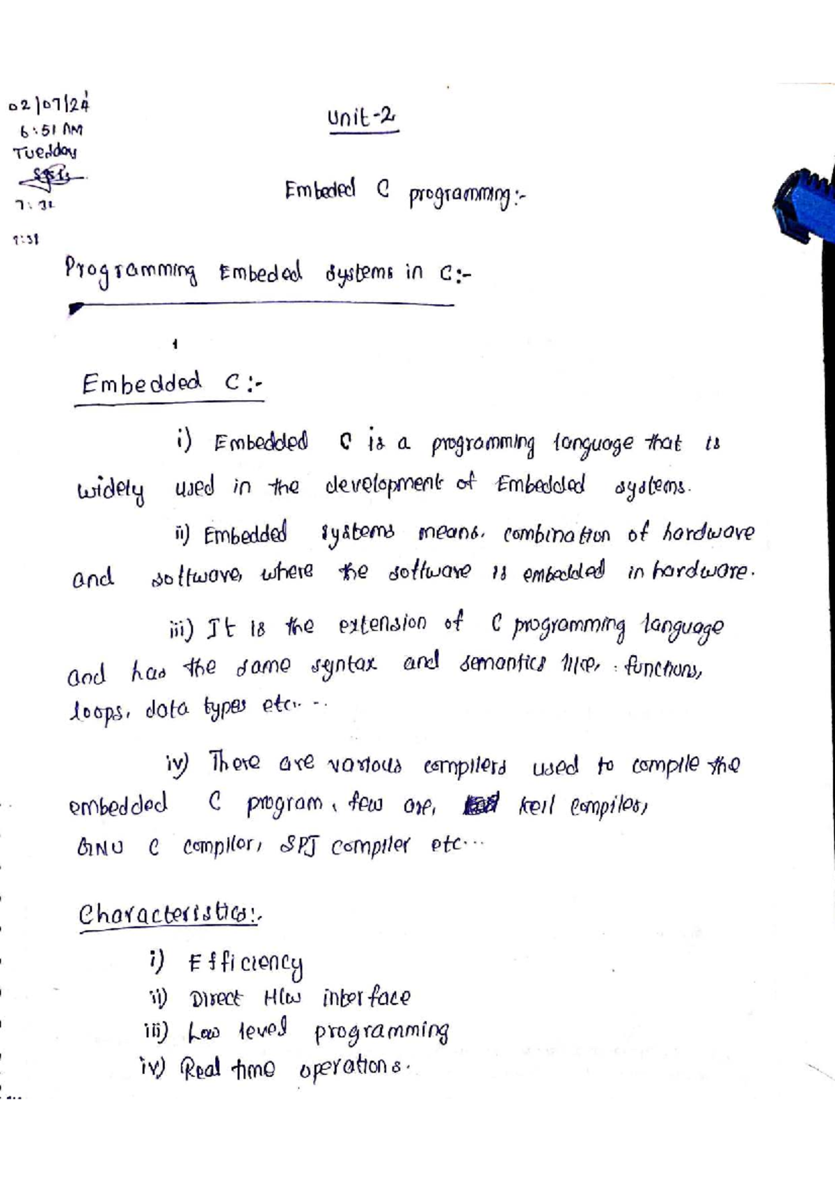 Programming Embedded Systems in C - 6:51 AM Tuesday SSP 7: 31 Embeded C ...