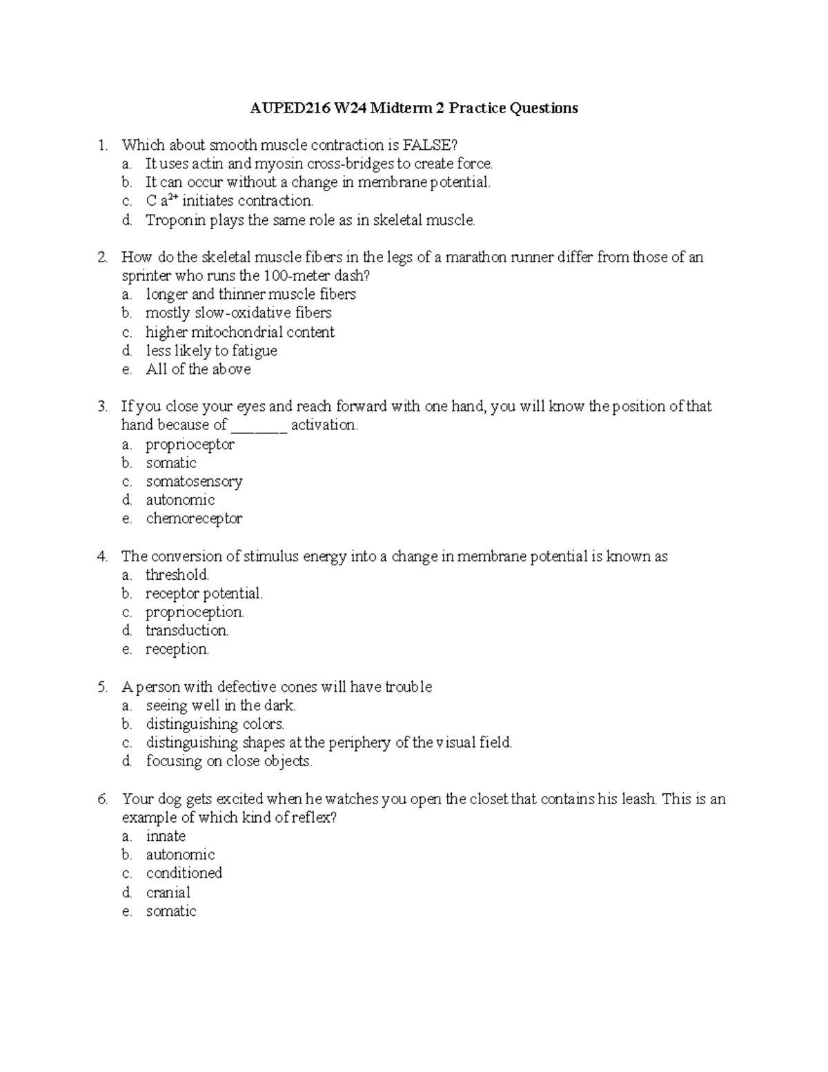 Kin 100 Lecture Notes: Anatomy and Movement Fundamentals - Studocu