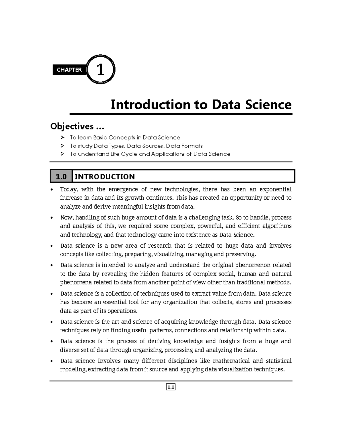 CH1Introductionto Data Science F - 1 Introduction to Data Science ...
