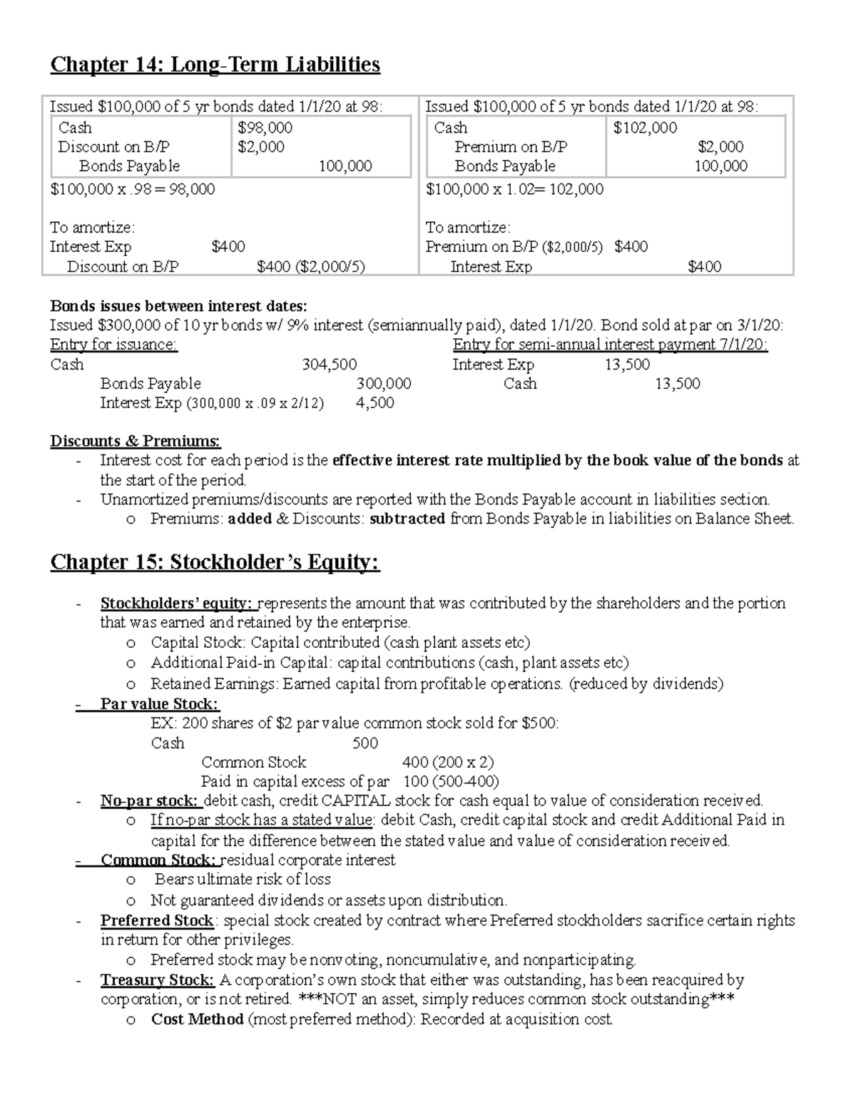 Final Study Guide: Accounting Notes & PowerPoint Review (ACCT 101 ...