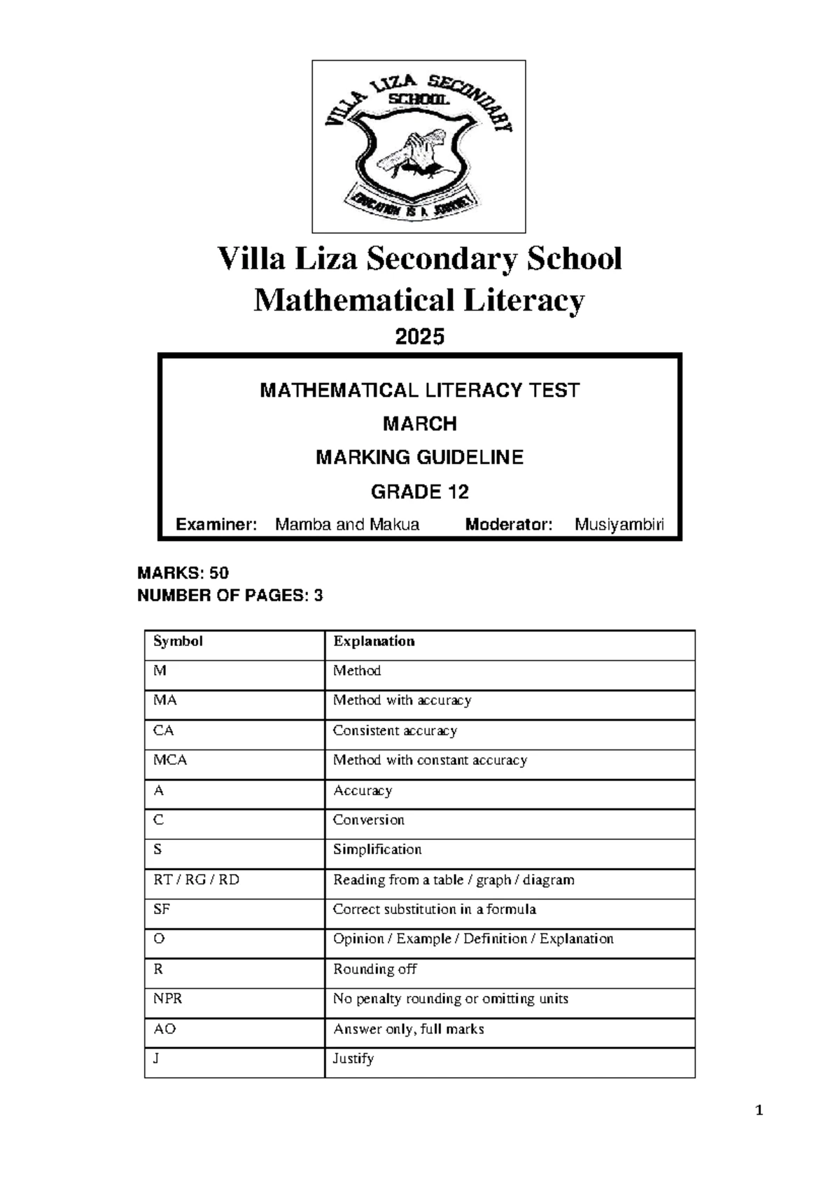 Mathematics Grade 10 June Exam Paper 2 - 2024 Control Test - Studocu