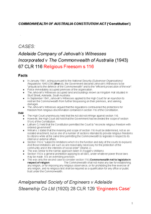 [Solved] Implied rights under Australian constitutional law ...