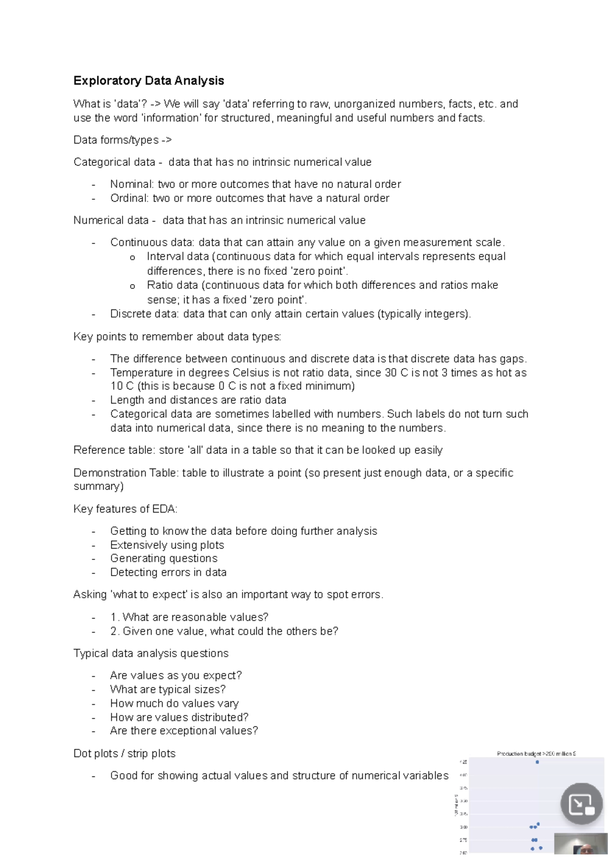 Exploratory Data Analysis (EDA) Overview and Key Concepts - Studeersnel