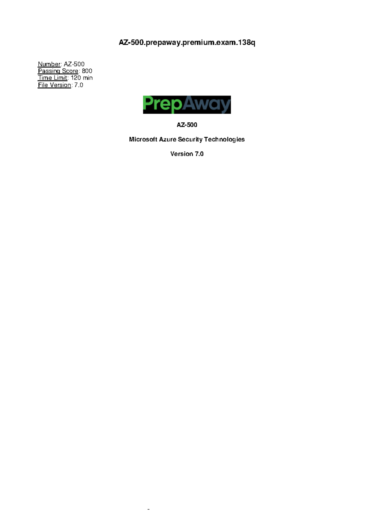 AZ-500 Case Study Exam Questions & Answers - Microsoft Azure Security ...