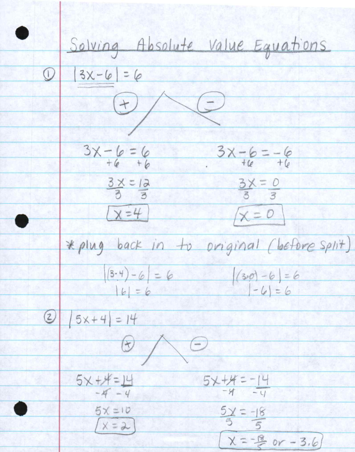 Solvingabsolutevalueequations - Solving Absolute Value Equations I I 6 ...