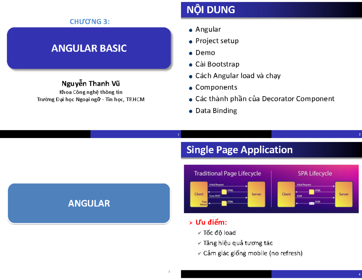 Chương 3 - Cơ Bản về Angular (Angular Basic) - Studocu