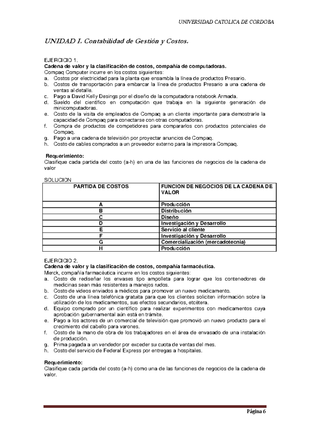 Guía de TP1: Clasificación y Análisis de Costos en Empresas - Studocu