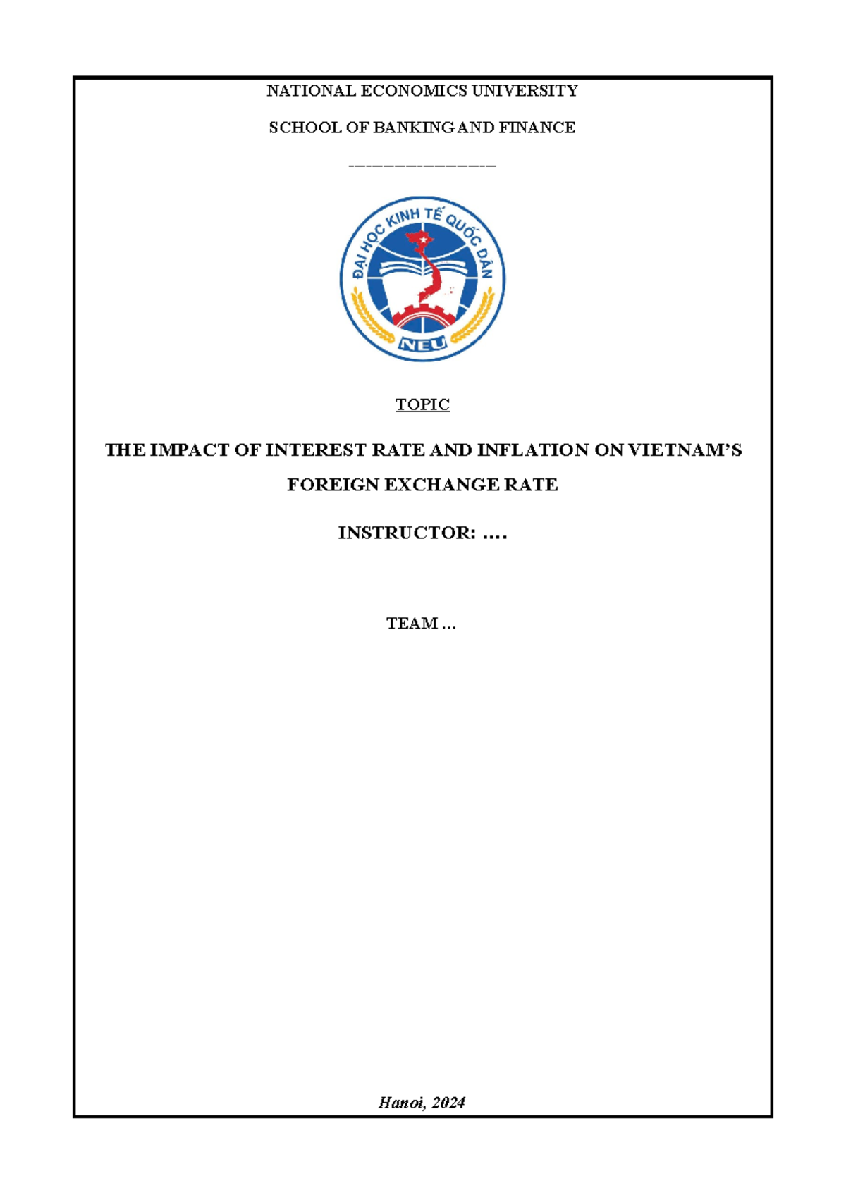 The Impact of Interest Rate and Inflation on Exchange Rate in Vietnam ...