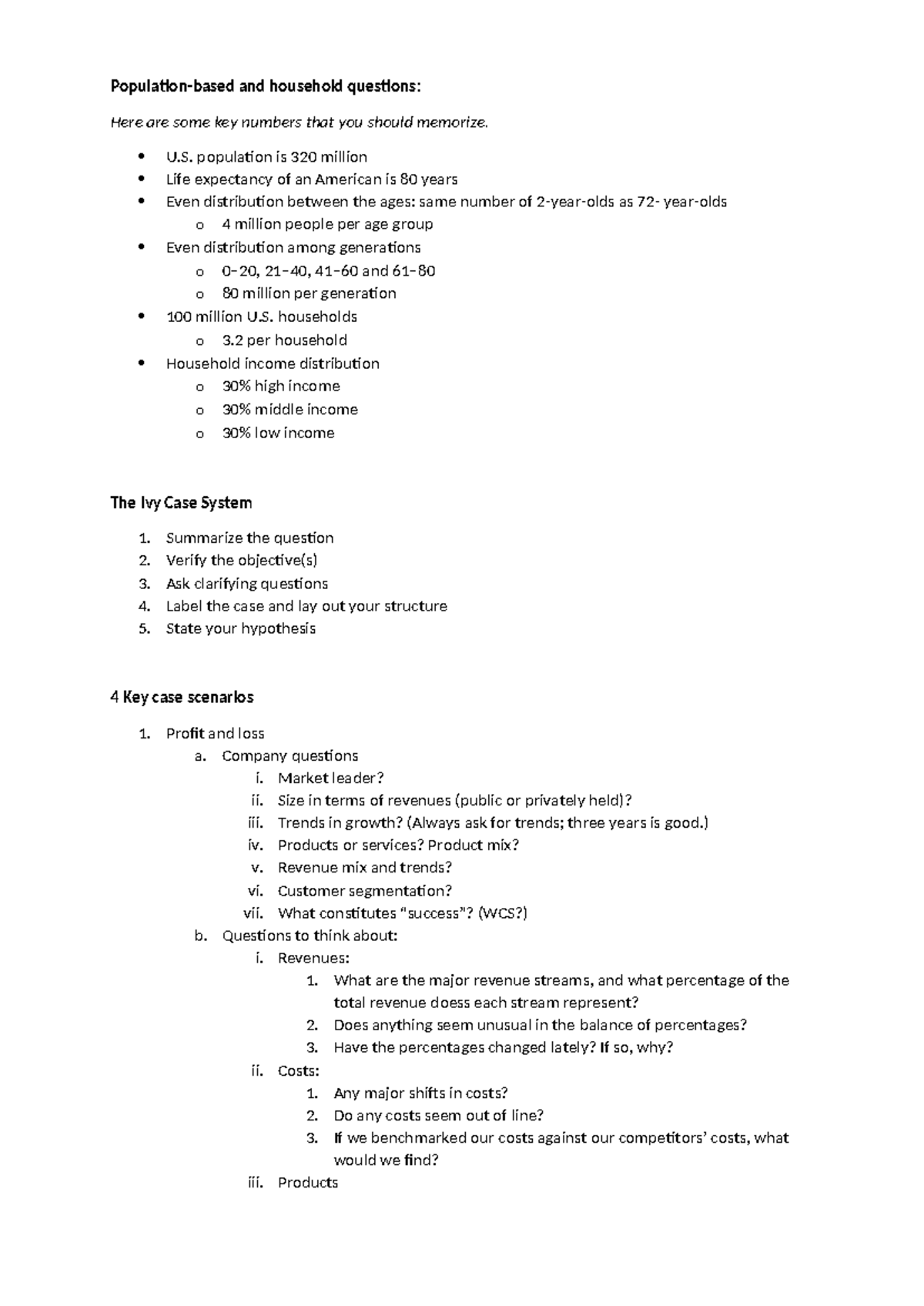 The Ivy Case System - Key Concepts and Strategies for Analysis ...