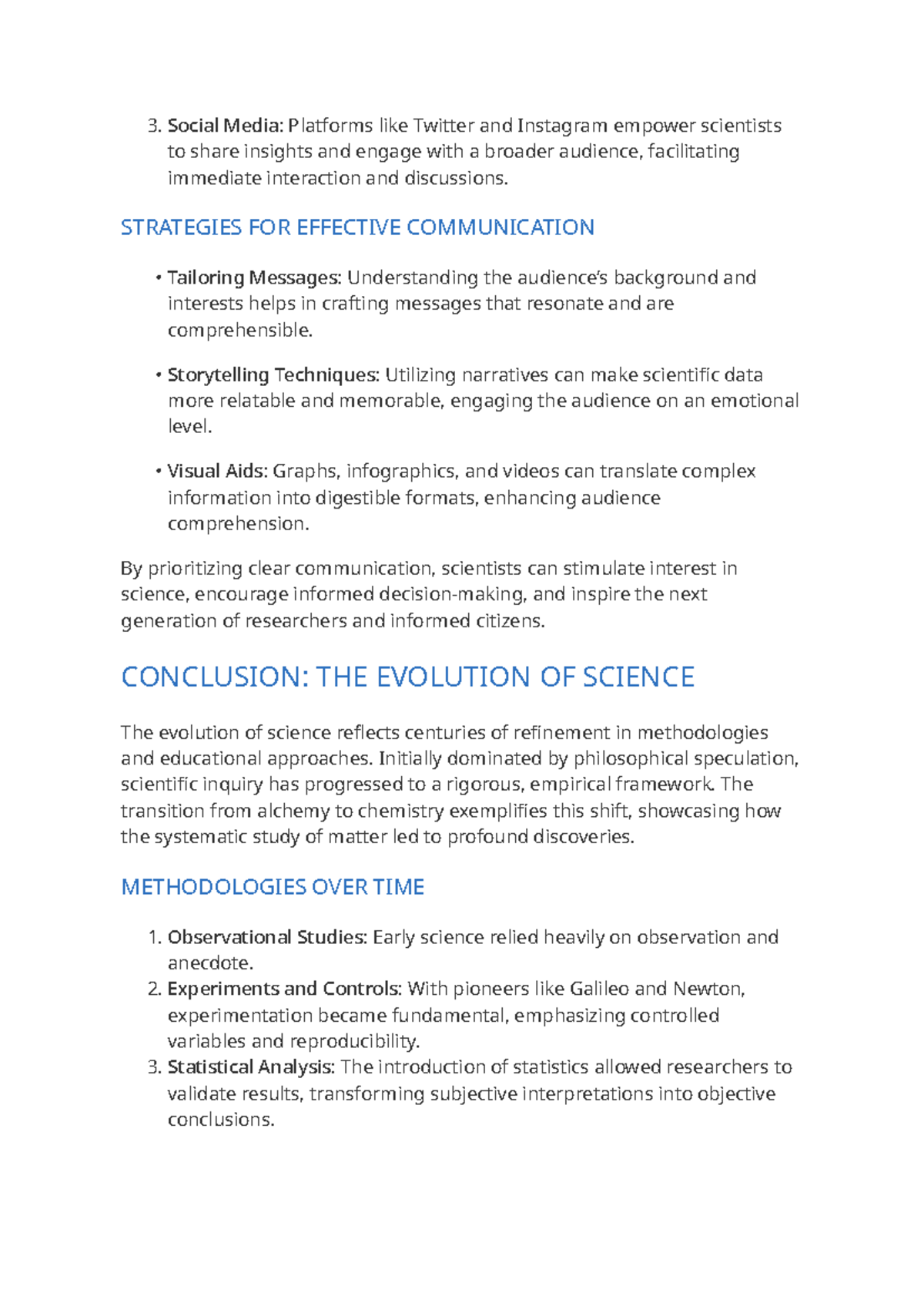 POIU - SJD: Effective Communication in Science Through Social Media ...