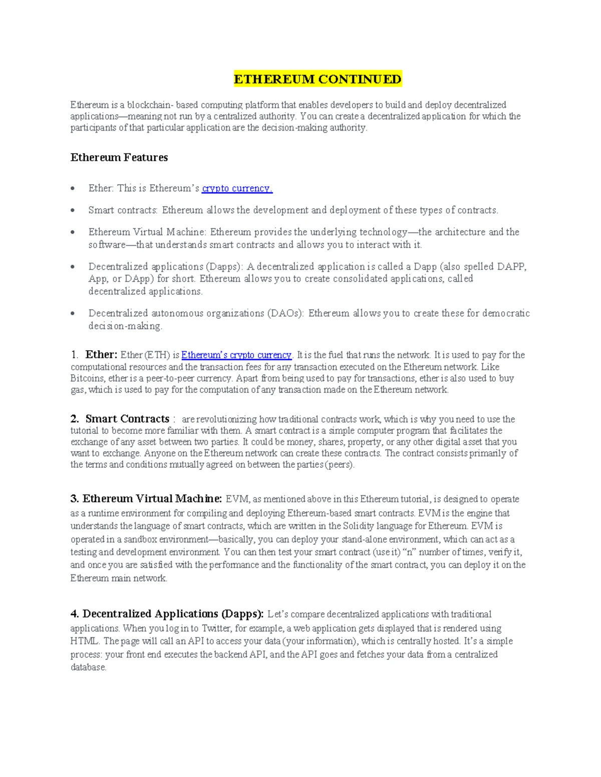 Blockchain UNIT-2: Hashing, Security, and Extensibility Concepts Explained  - Studocu