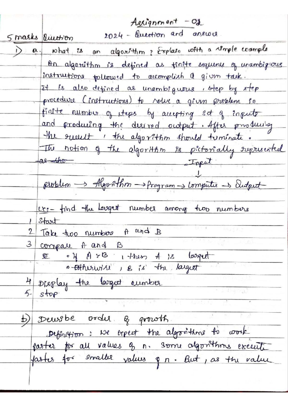 DAA Assignment 02: Algorithm Concepts and Analysis QP - Studocu