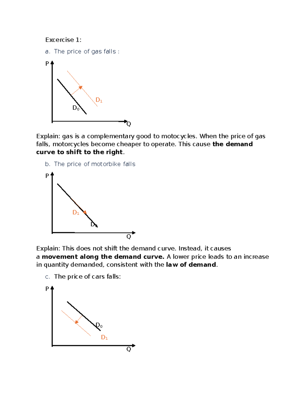 BT 17 - Notes on Price Changes and Demand/Supply Effects - Studocu