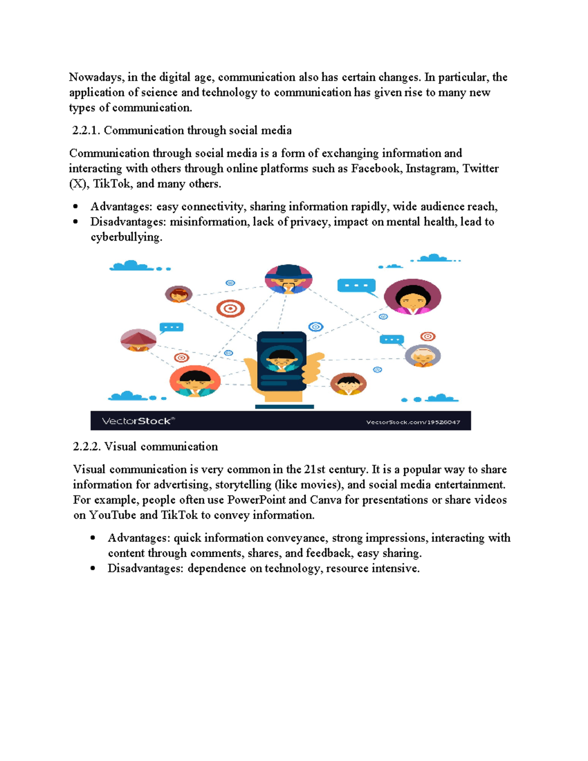 2 - Phần 2.2: Communication Types in the Digital Age - Studocu