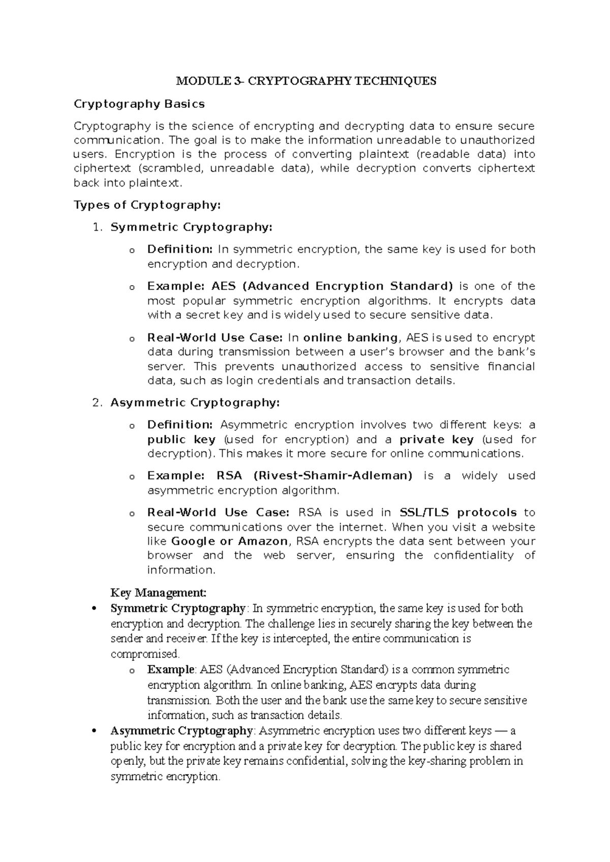 Module 2-IS New - information security notes - Module 2 - Need for ...