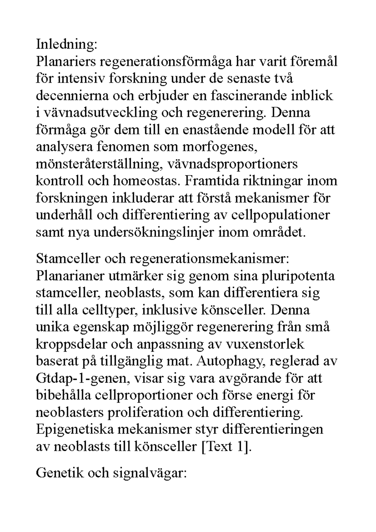 gymnasiearbete-inledning-inledning-planariers-regenerationsf-rm-ga