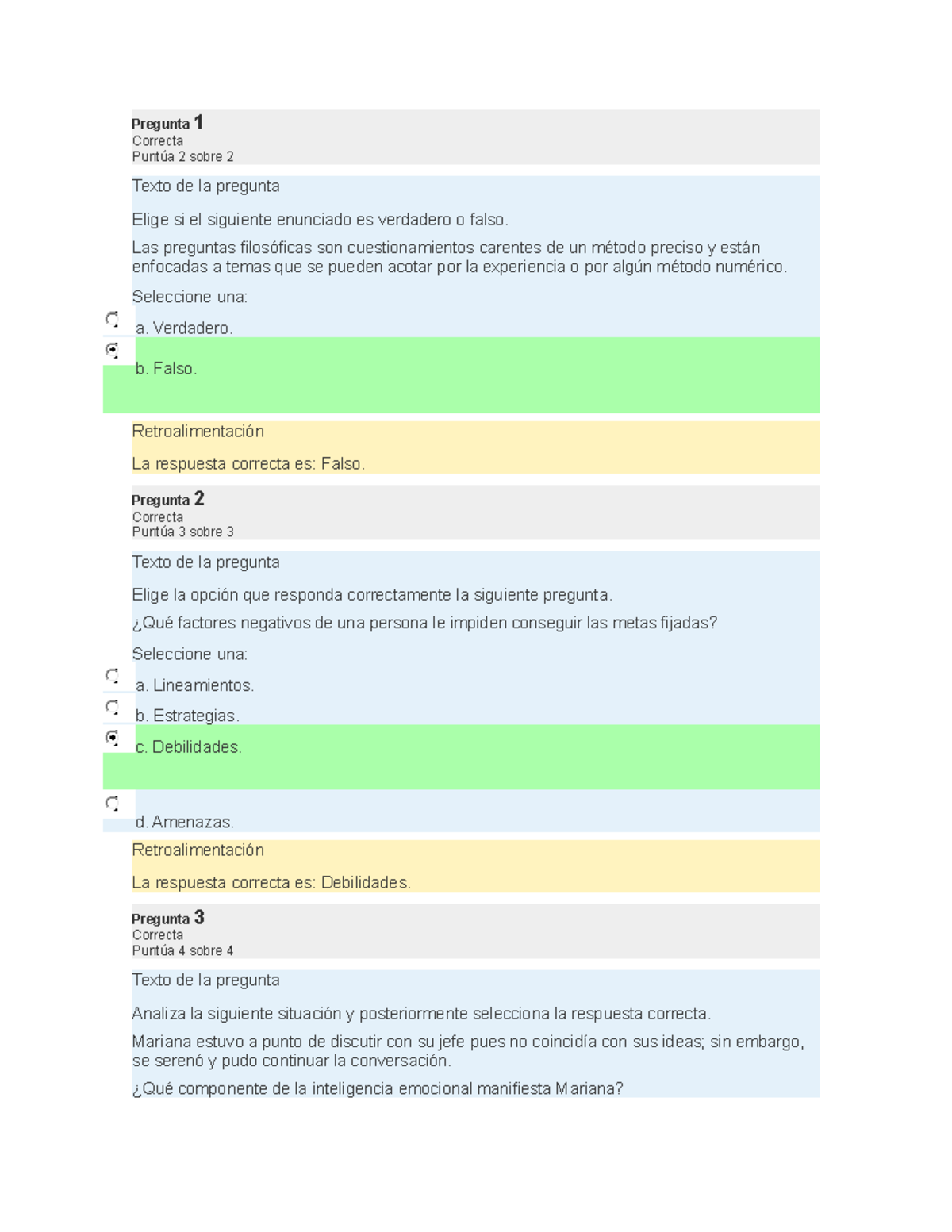 Examen Final Desarrollo Humano 2023 - Preguntas y Respuestas - Studocu