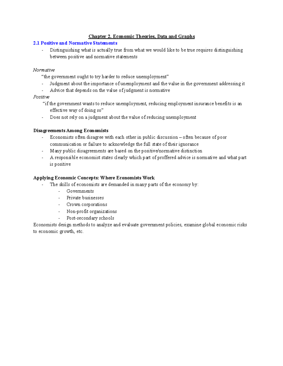 Ragan Microeconomics Textbook Chapters 1-3 Overview and Key Concepts ...