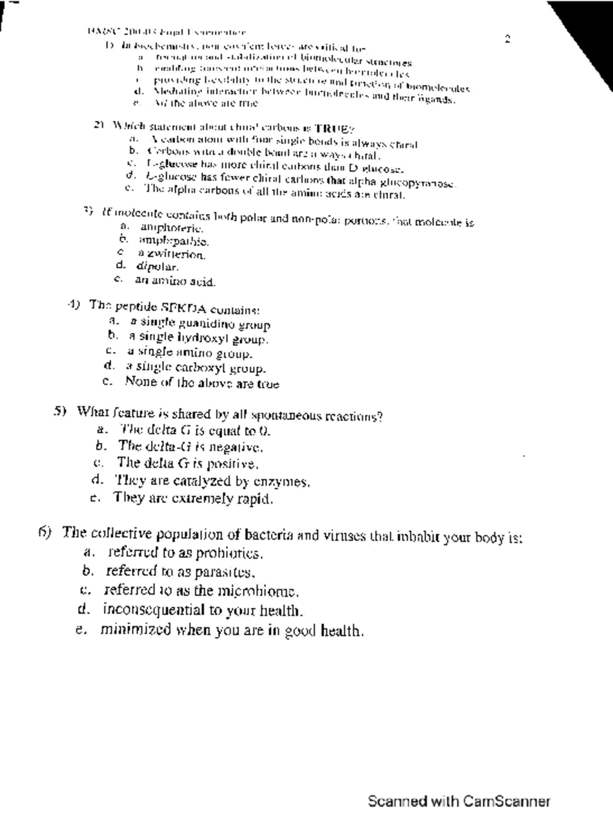 BMSC 200 Final Exam Study Notes 2022 - Document Preview