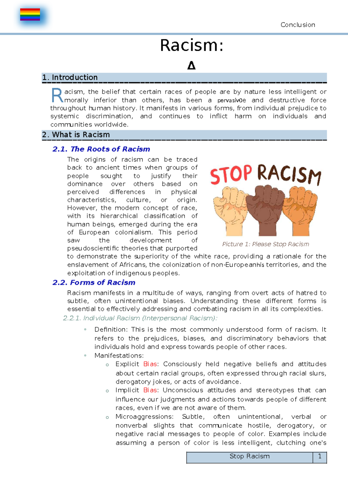 Racism: Understanding Its Roots, Forms, and Combating Strategies ...