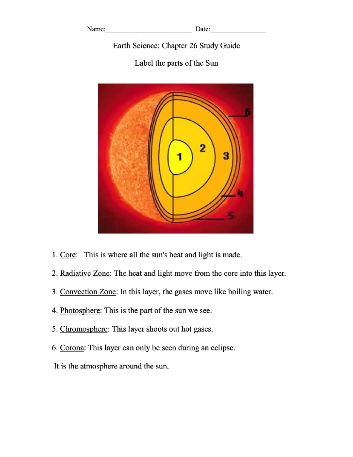 Biology Chapter 1 Study Guide Notes - Studocu