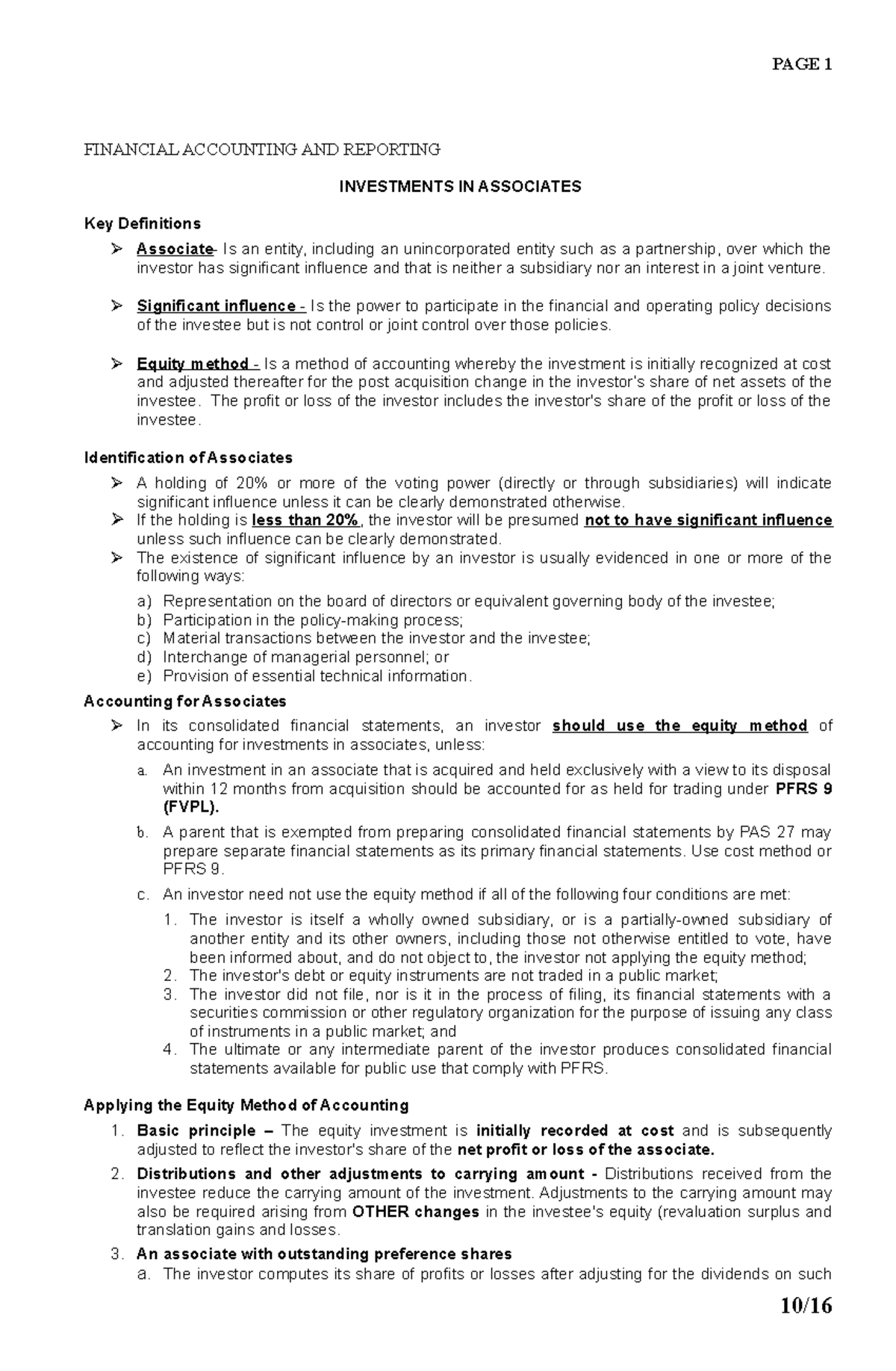 Investment in Associates: Key Concepts and Accounting Techniques for ...