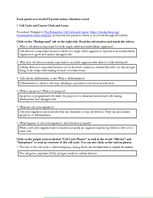 Lab number two Biology - Lab 2: Evolution I How would biologists ...