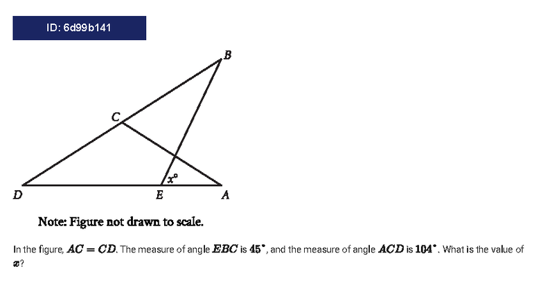 SAT Questions: Geometry and Measurement Concepts - Studocu