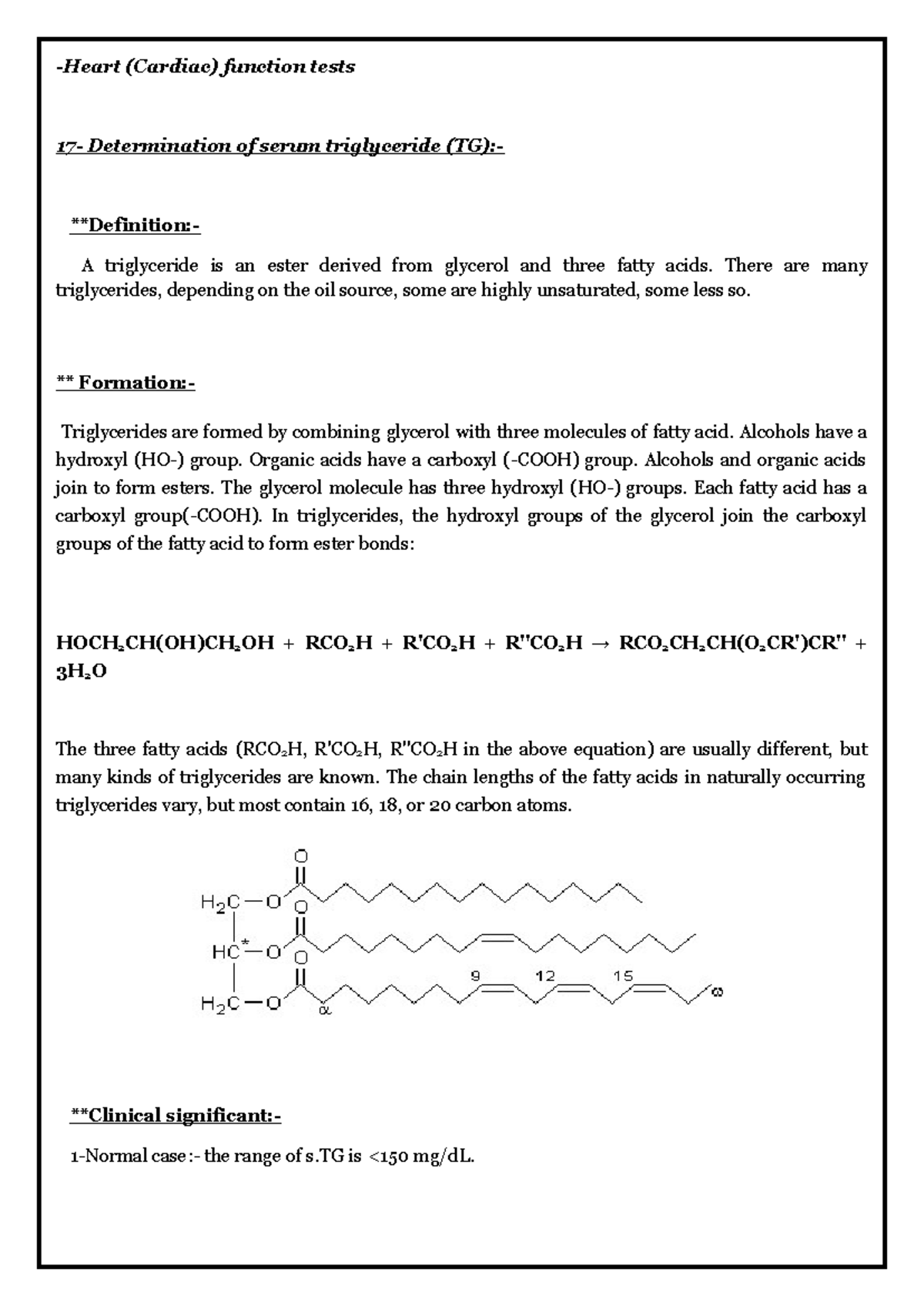 TG - TRI: Understanding Triglycerides & Their Clinical Significance ...