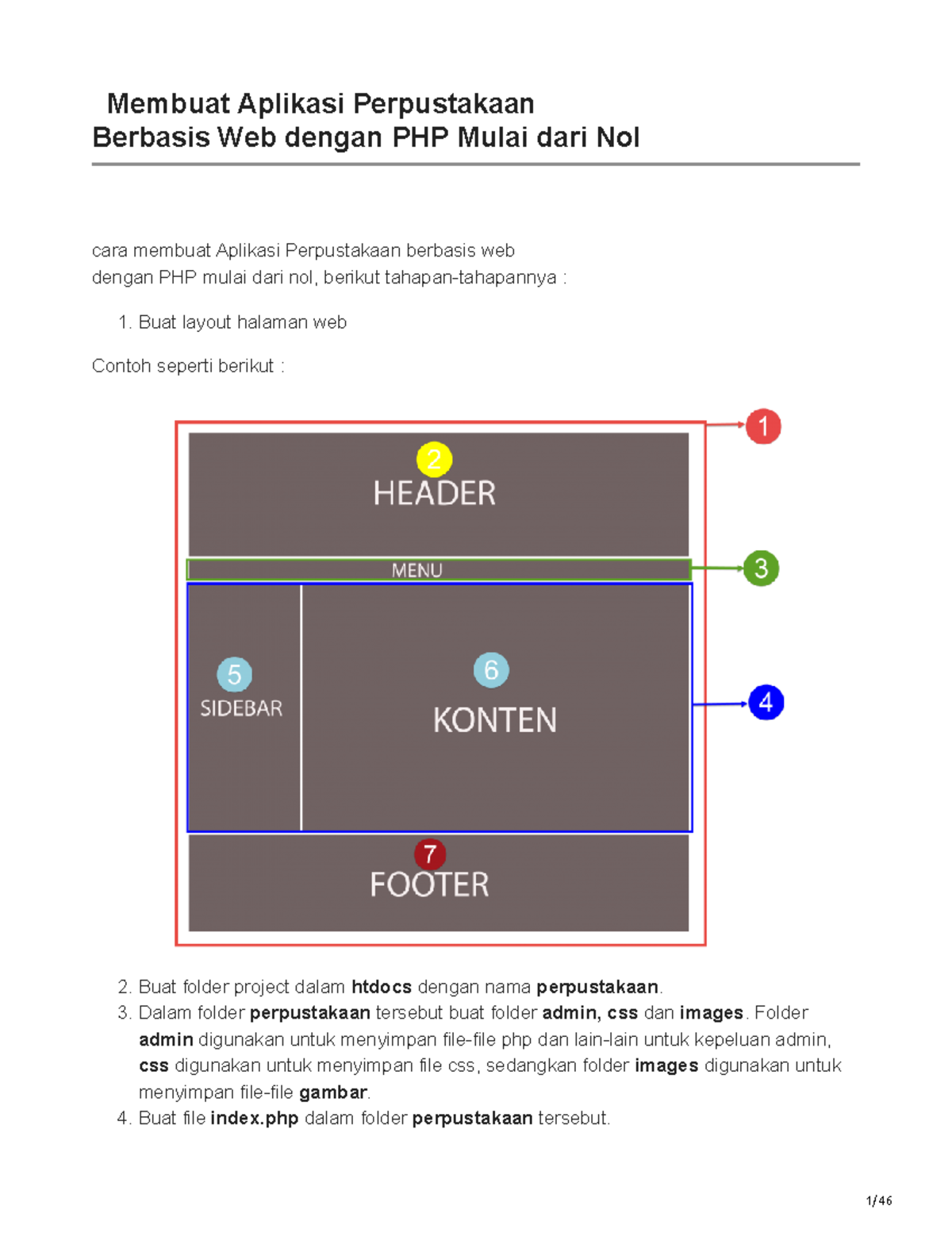 Membuat Aplikasi Perpustakaan Berbasis Web dengan PHP: Panduan Praktis - Document Preview