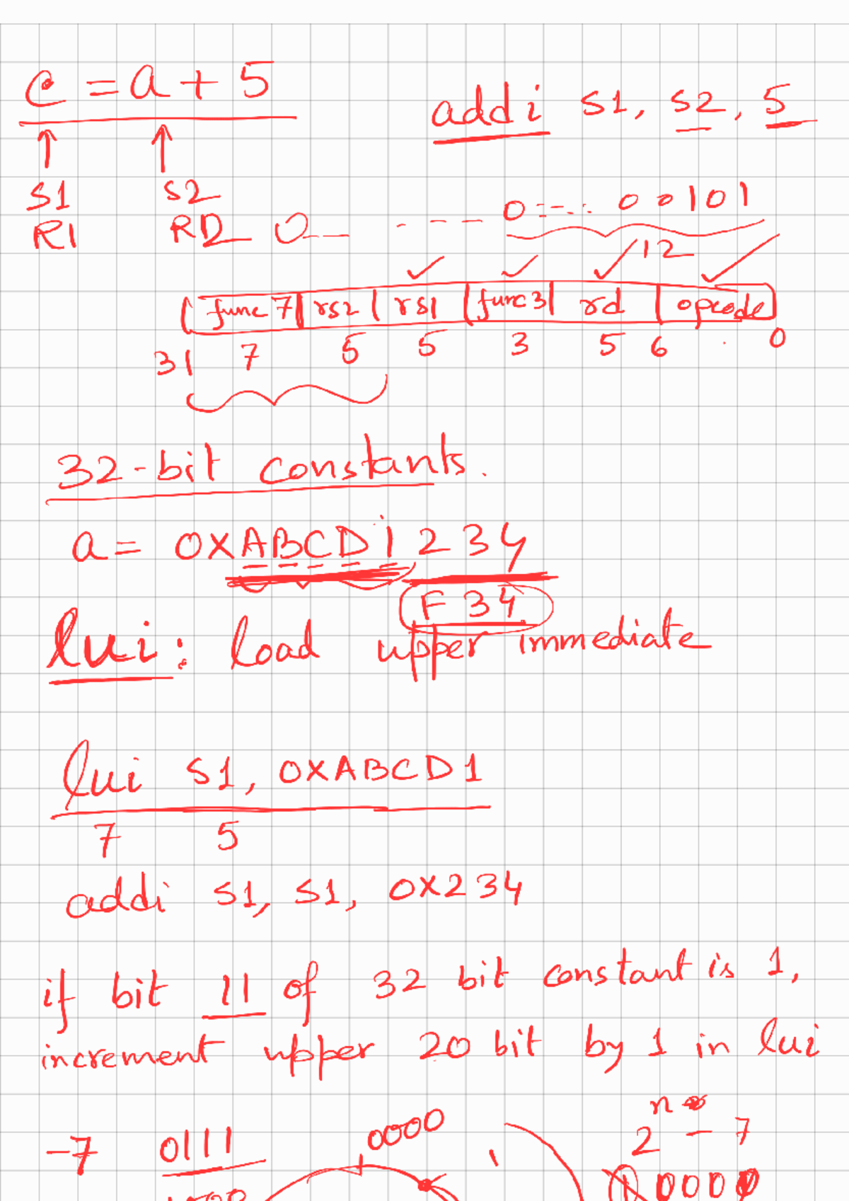 Lec 10 - Understanding 32-bit Constants and Operations for Exams - Studocu