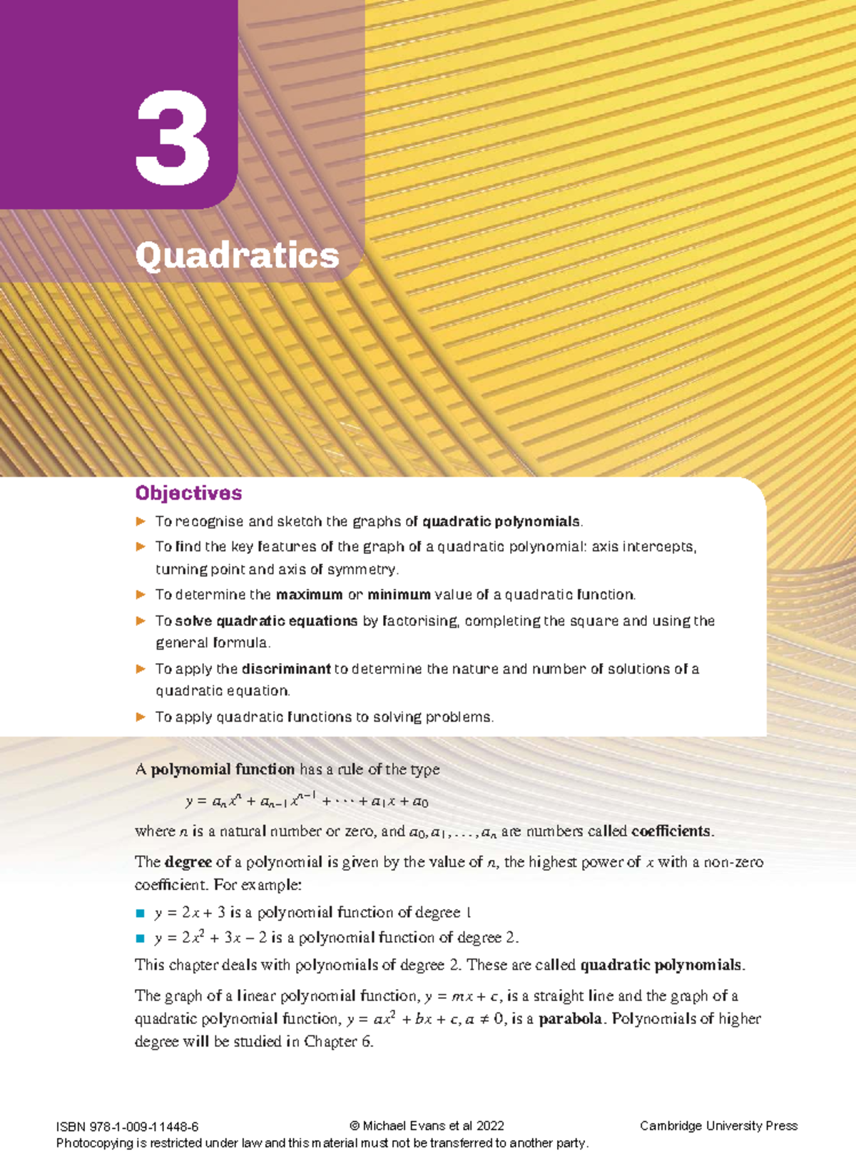Methods 12 2ed Ch03: Understanding Quadratic Functions and Their Graphs ...