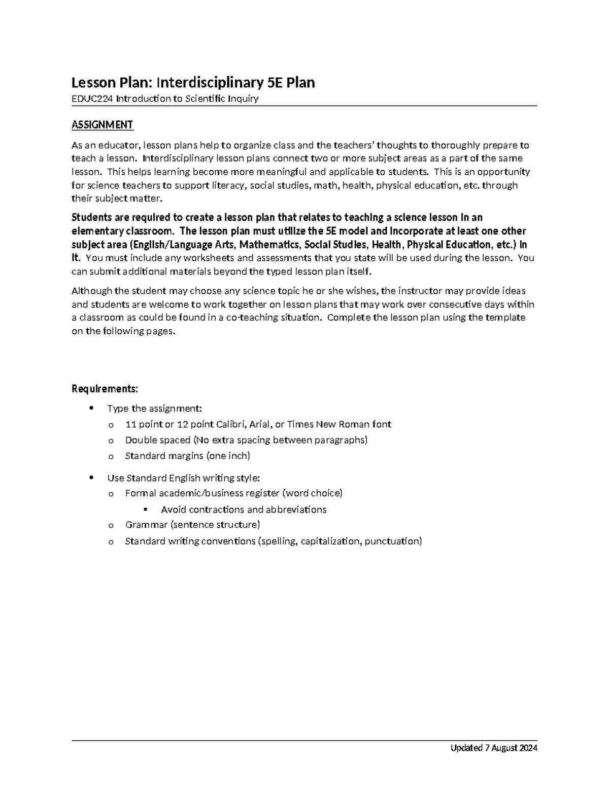 Lesson Plan: Exploring Prewriting for 3rd Grade Language Arts - Studocu
