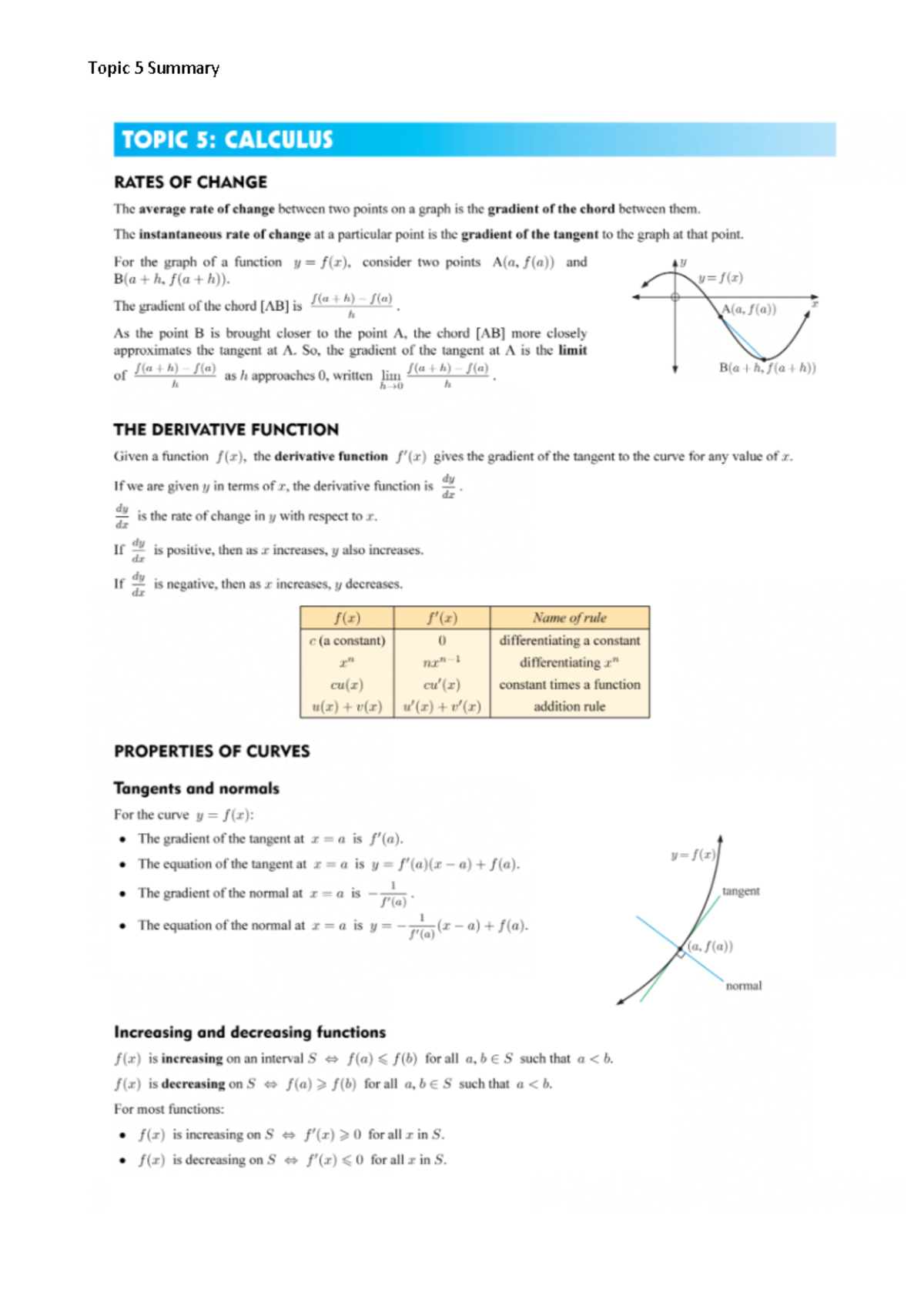 Topic 5 Summary - Topic 5 Summary Topic 5 Summary - Studocu