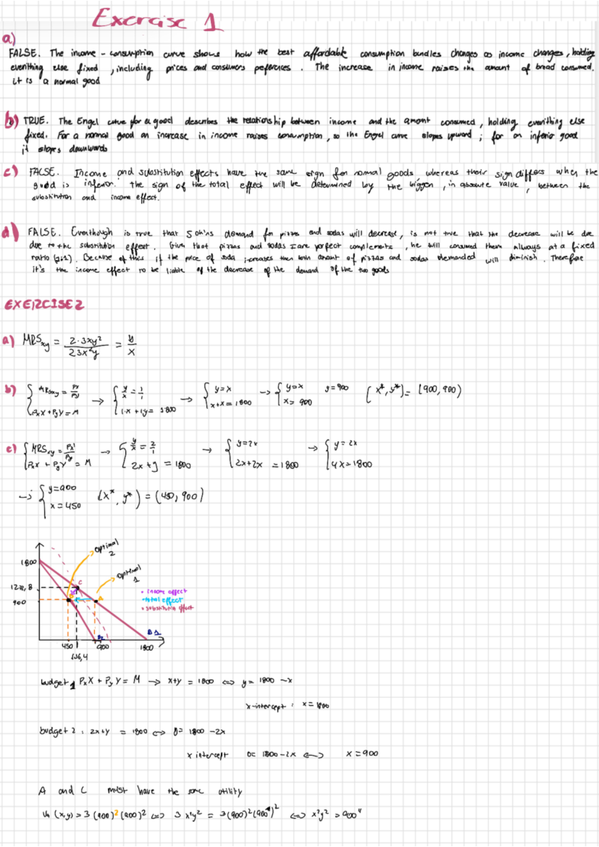 Assignment 3: Economic Concepts of Consumption and Utility Analysis ...