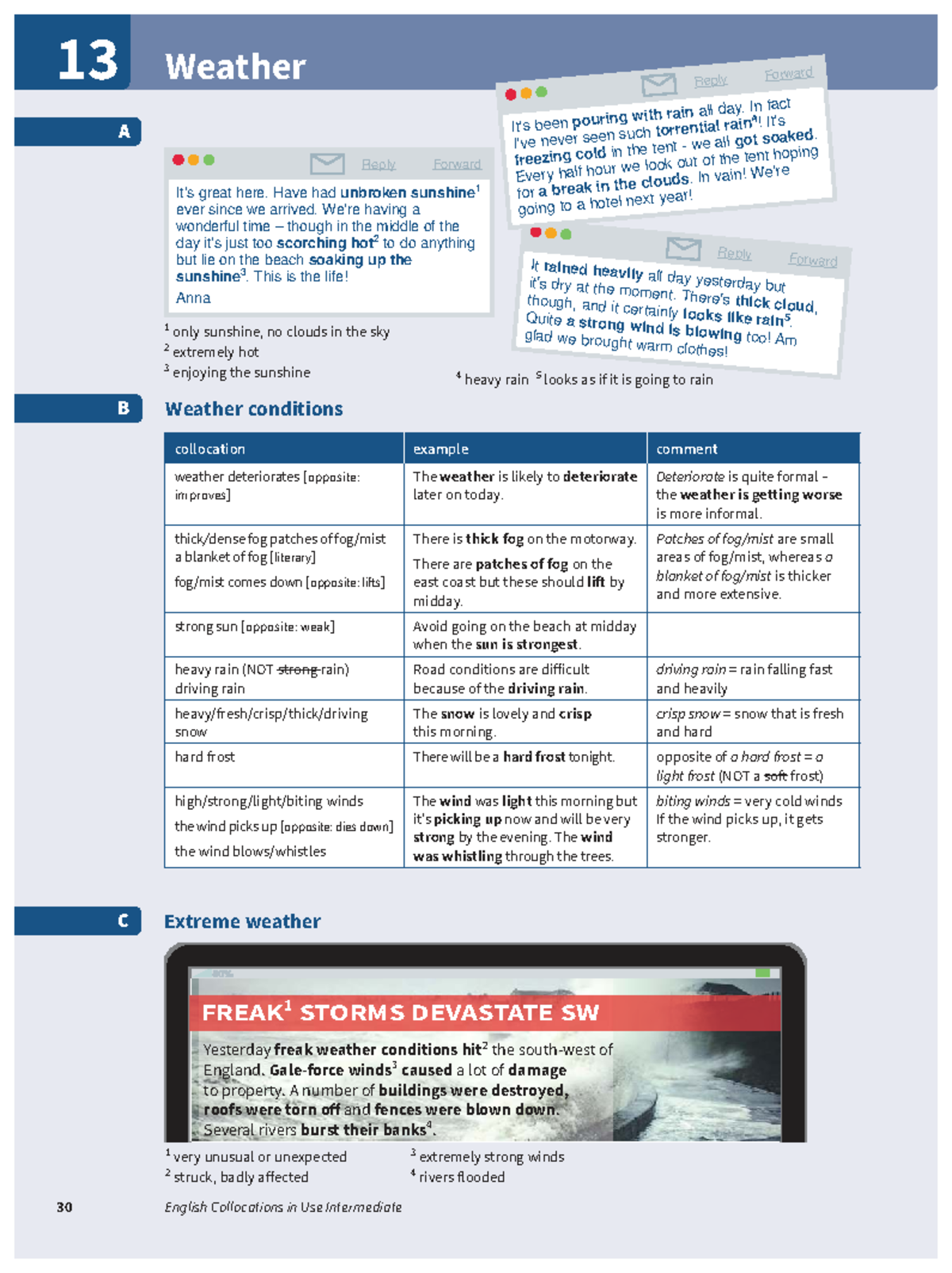 Collocations in Use: Weather and Travel Insights (Sample) - Studocu
