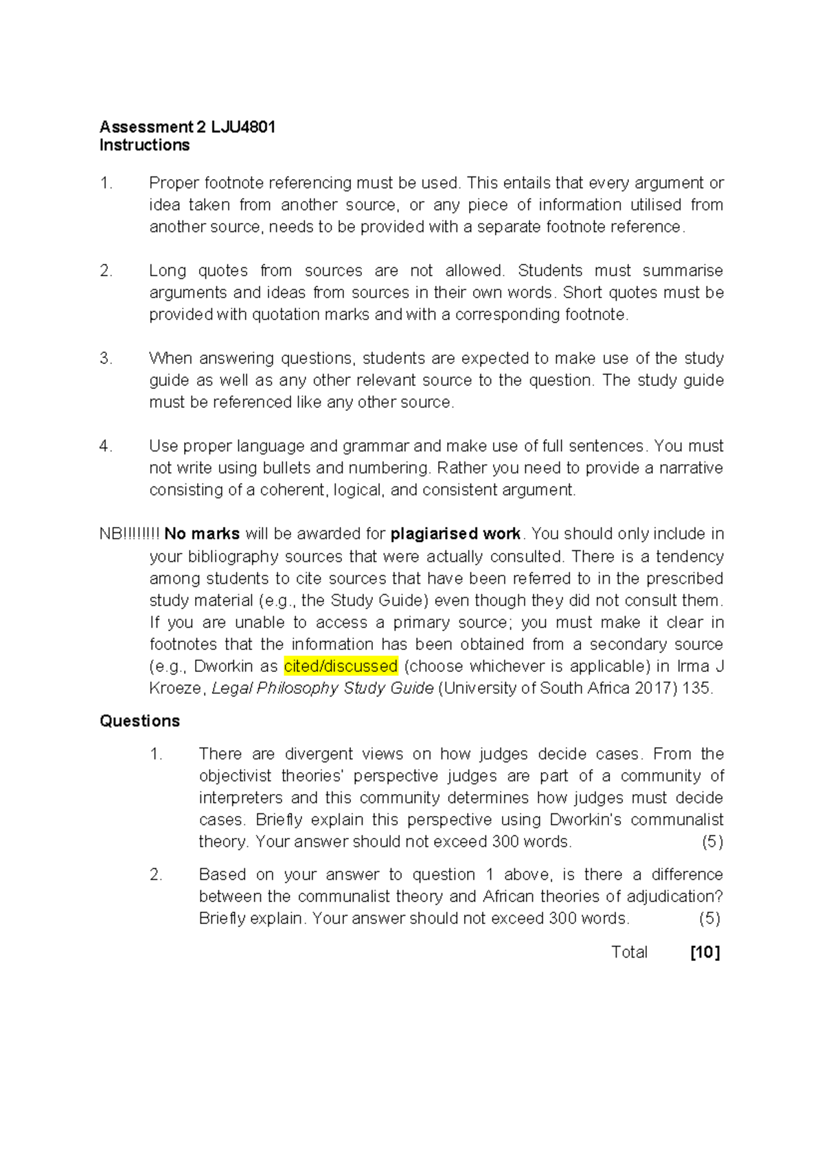 LJU Assessment 2 - Assignment on Judges' Decision-Making Perspectives ...