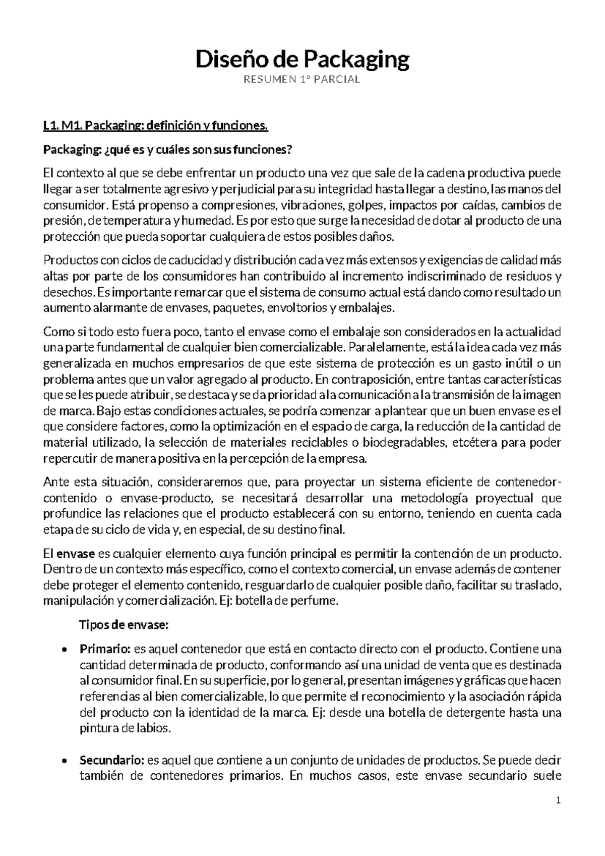 TP 1 - Packaging (91,67%) - Trabajo práctico 1 [TP1] Comenzado: 21 de ...