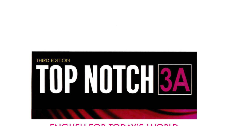 Top Notch 3A English for World: Third Edition with Workbook & Pop Songs ...